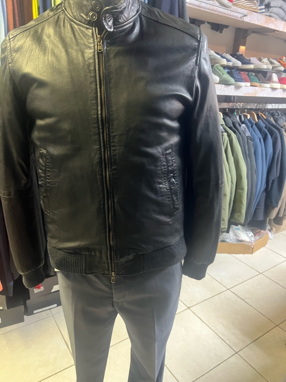 LBM 1911 Men’s Leather Jacket Limited Edition NWT Size EU48/US38